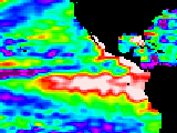 [NASA Ocean ESIP Pacific surface height, 1997-10-25]
