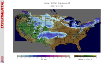 [US Snow Water Equivalent relief map, 2002-12-04]